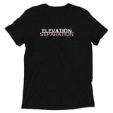 Pink "Elevation/Separation" Soft-Blend Unisex T-Shirt: White Lettering