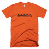 Neon "Elevation/Separation" Soft-Blend Unisex T-Shirt: Black Lettering