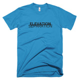 Neon "Elevation/Separation" Soft-Blend Unisex T-Shirt: Black Lettering