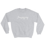 "Journeying The Way" Unisex Crewneck: White Lettering