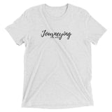 "Journeying The Way" Soft-Blend Unisex T-Shirt: Black Lettering