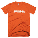 Neon "Elevation/Separation" Soft-Blend Unisex T-Shirt: White Lettering