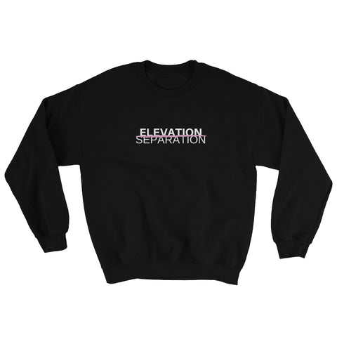 Pink "Elevation/Separation" Unisex Crewneck