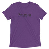 "Journeying The Way" Soft-Blend Unisex T-Shirt: Black Lettering